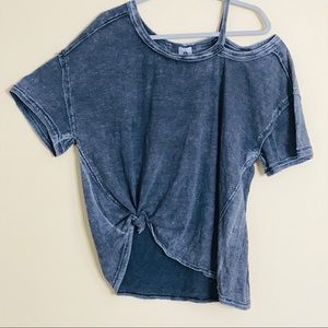 We The Free Cold Shoulder Pullover T-shirt Size LG